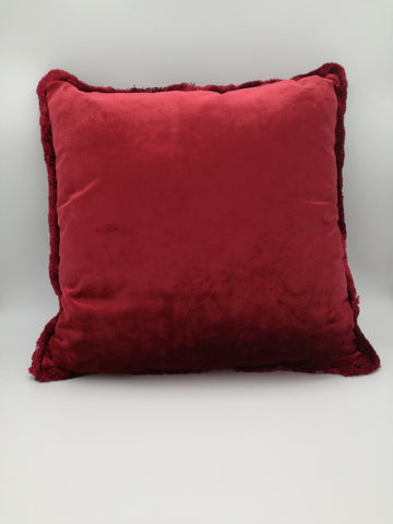Cuscino in velluto Red